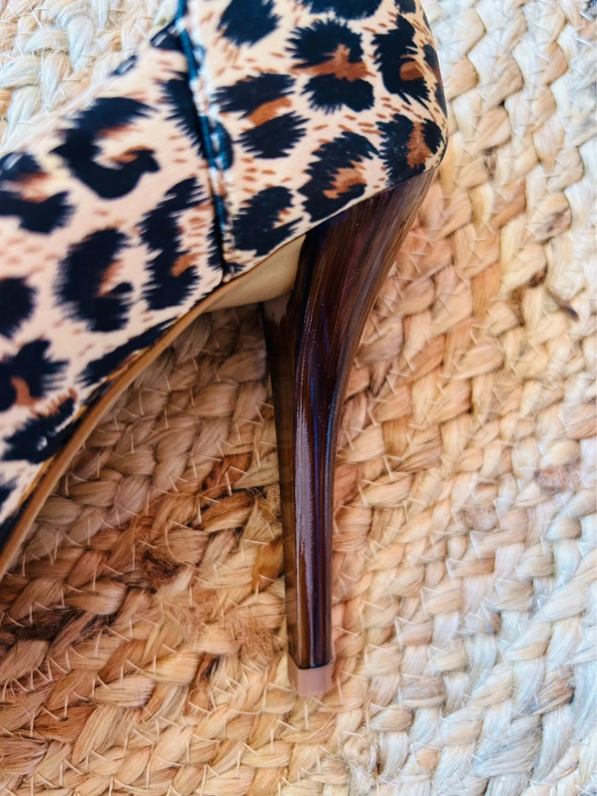 👠🐆Glamour Chic Leopard Glamour Chic EU36 Glam Elegant Leopard Peep Toe Heels UK3🐆👠 – photo 13
